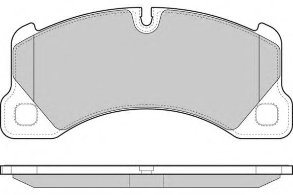 Комплект тормозных колодок, дисковый тормоз E.T.F. 12-1457