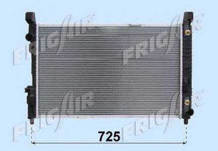 Радиатор, охлаждение двигателя FRIGAIR 0106.3101