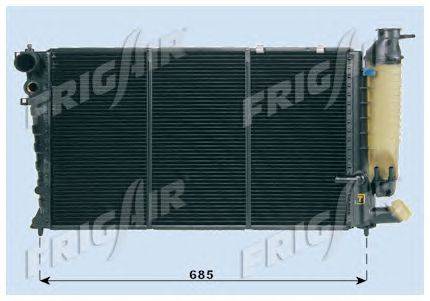 Радиатор, охлаждение двигателя FRIGAIR 0108.3363