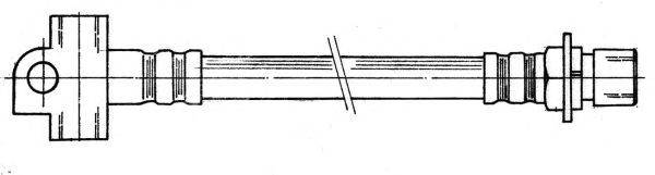 Тормозной шланг CEF 510618