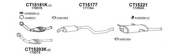 Система выпуска ОГ VENEPORTE 150131