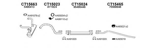 Система выпуска ОГ VENEPORTE 150385