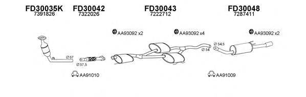 Система выпуска ОГ VENEPORTE 300382