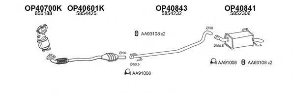 Система выпуска ОГ VENEPORTE 400455