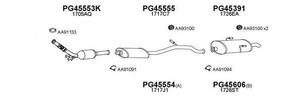 Система выпуска ОГ VENEPORTE 450132