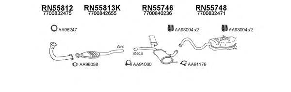 Система выпуска ОГ VENEPORTE 550288