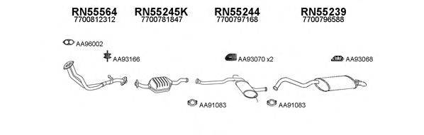 Система выпуска ОГ VENEPORTE 550413