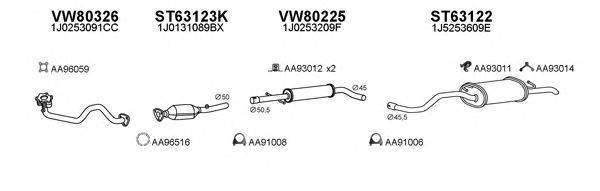 Система выпуска ОГ VENEPORTE 800091