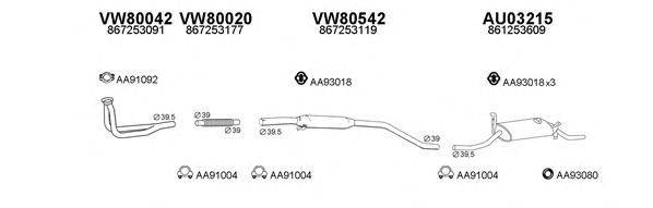 Система выпуска ОГ VENEPORTE 800272