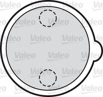 Комплект тормозных колодок, дисковый тормоз VALEO 20371