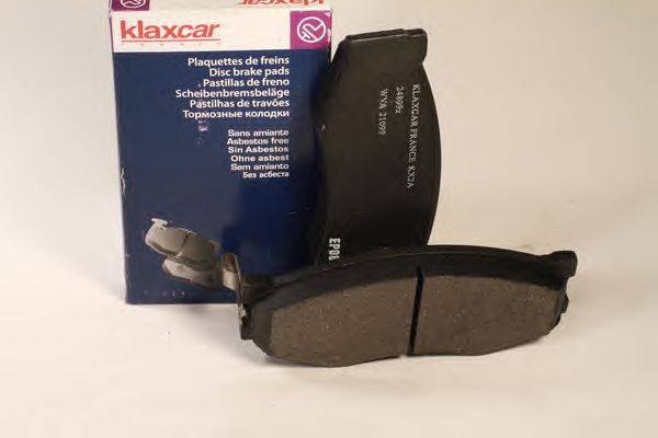 Комплект тормозных колодок, дисковый тормоз KLAXCAR FRANCE 24809