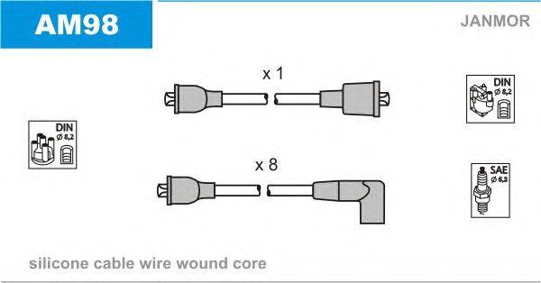 Комплект проводов зажигания BOSCH 09605
