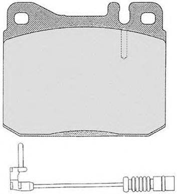Комплект тормозных колодок, дисковый тормоз RAICAM 148.2