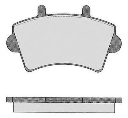 Комплект тормозных колодок, дисковый тормоз RAICAM 783.0