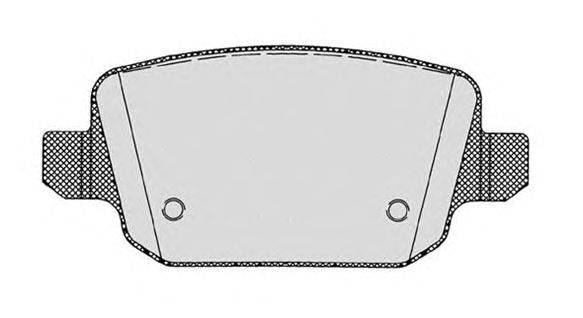 Комплект тормозных колодок, дисковый тормоз RAICAM 24537