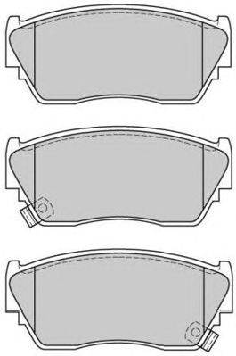 Комплект тормозных колодок, дисковый тормоз FREMAX 21658