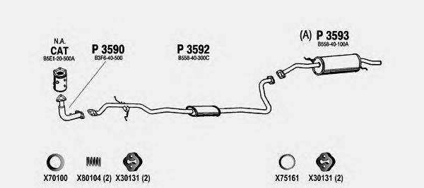 Система выпуска ОГ FENNO MA502