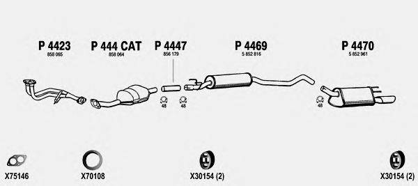 Система выпуска ОГ FENNO OP200
