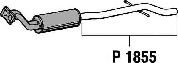 Труба выхлопного газа FENNO 1855