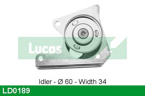 Натяжной ролик, ремень ГРМ LUCAS ENGINE DRIVE LD0189