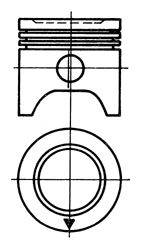 Поршень KOLBENSCHMIDT 91317740