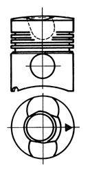 Поршень KOLBENSCHMIDT 92334800