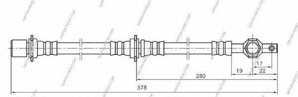 Тормозной шланг NPS 1987476496
