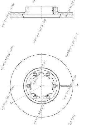 Тормозной диск NPS 6001117
