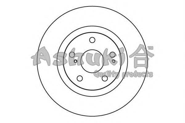 Тормозной диск ASHUKI T603-37