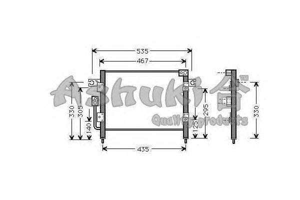 Конденсатор, кондиционер ASHUKI K46008