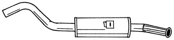 Глушитель выхлопных газов конечный SIGAM 16617