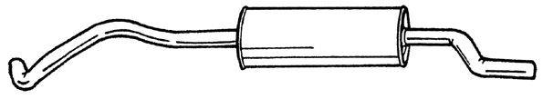 Глушитель выхлопных газов конечный SIGAM 30620