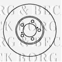 Тормозной диск BORG & BECK BBD4117