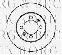 Тормозной диск BORG & BECK BBD4206