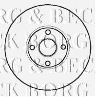 Тормозной диск BORG & BECK BBD5859S