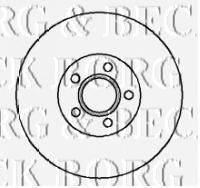 Тормозной диск BORG & BECK BBD5880S