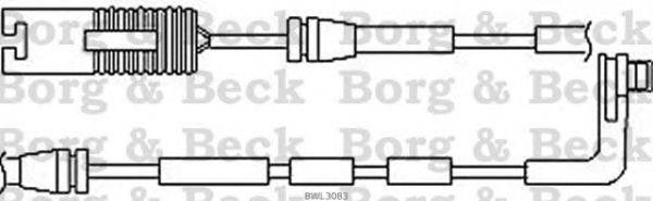 Сигнализатор, износ тормозных колодок BORG & BECK BWL3083