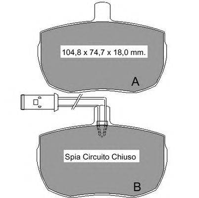 Комплект тормозных колодок, дисковый тормоз VEMA 831340