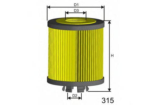 Масляный фильтр MISFAT L112