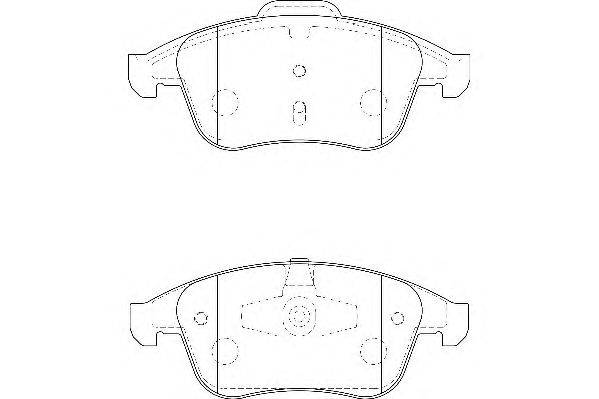 Комплект тормозных колодок, дисковый тормоз WAGNER WBP24709A