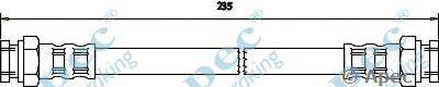 Тормозной шланг APEC braking HOS3629