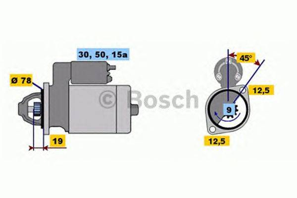 Стартер BOSCH 1012