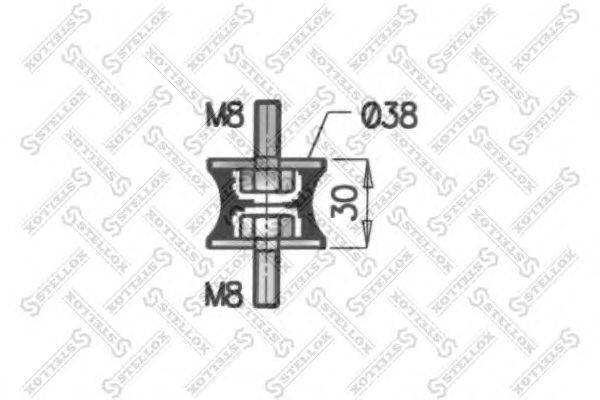 Буфер, глушитель STELLOX 82-04418-SX