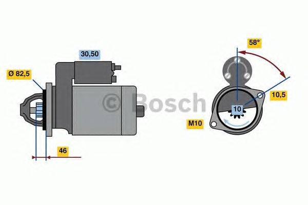 Стартер BOSCH 2368