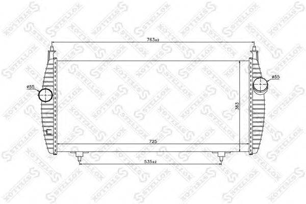 Интеркулер STELLOX 10-40194-SX