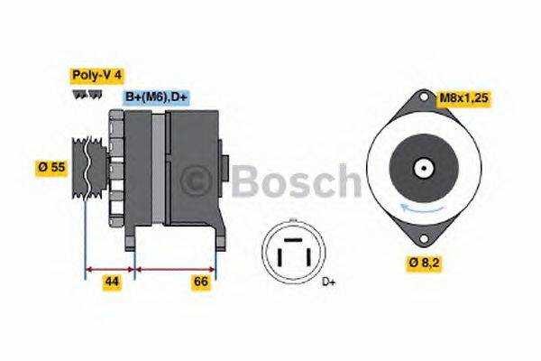 Генератор BOSCH 3822