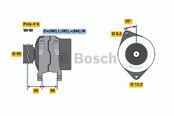 Генератор BOSCH 0986040071