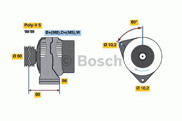 Генератор BOSCH 0 986 040 920