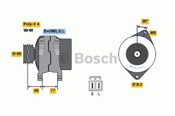 Генератор BOSCH 4290