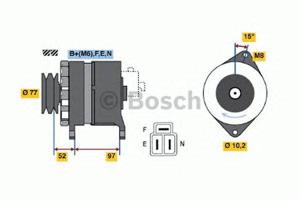 Генератор BOSCH 4297